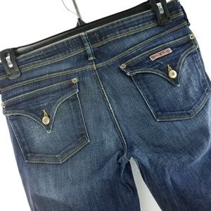 Hudson Straight Leg Jeans Flap Pockets